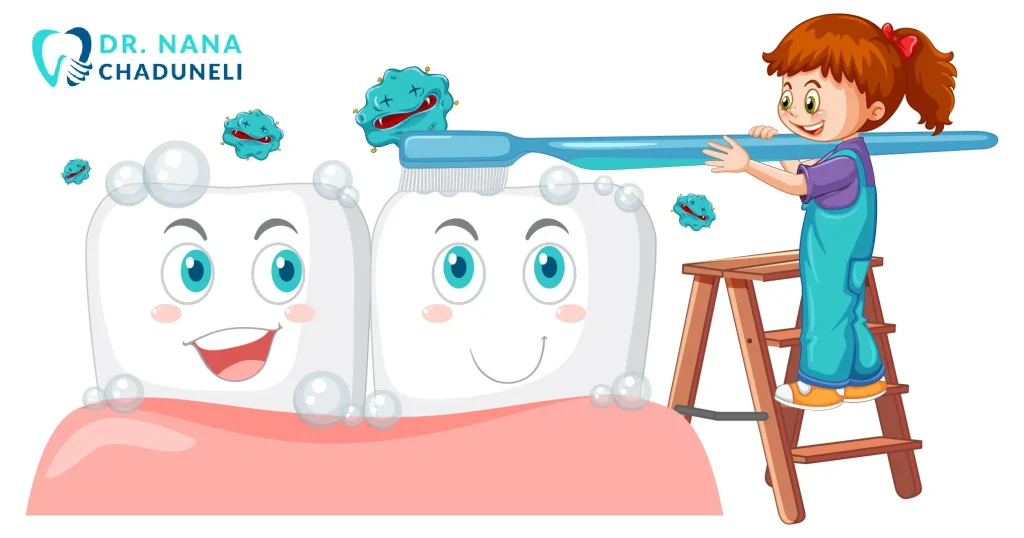 როგორ გავიხეხოთ კბილები სწორად 4 როგორ გავუხეხოთ კბილები ბავშვებს - გრაფიკული ნამუშევარი